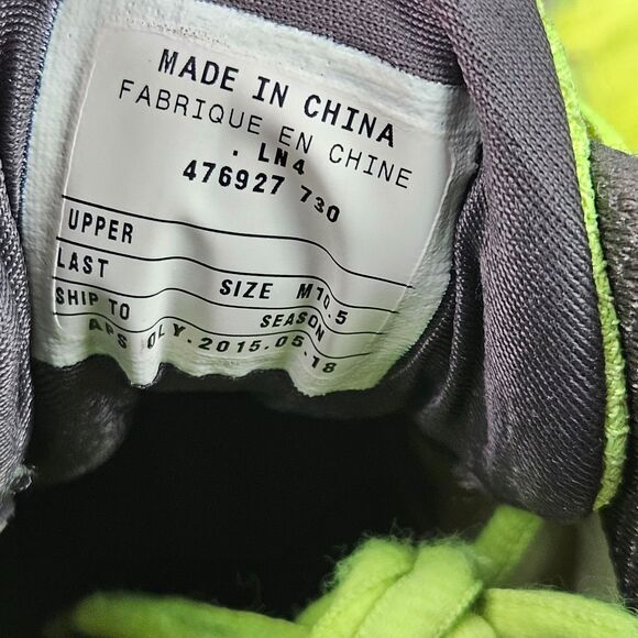 Nike Romaleos 2 Volt Yellow Weightlifting Gym Shoes Straps Men’s Size 10.5 - Picture 14 of 16